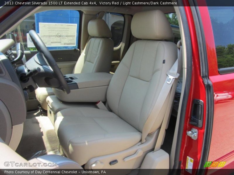 Victory Red / Light Cashmere/Dark Cashmere 2013 Chevrolet Silverado 1500 LT Extended Cab 4x4