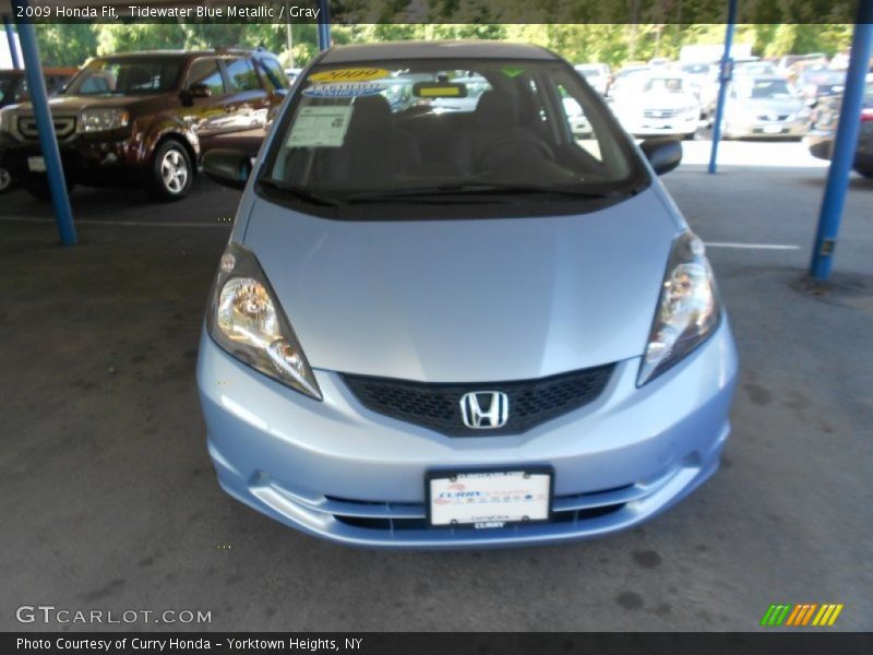 Tidewater Blue Metallic / Gray 2009 Honda Fit