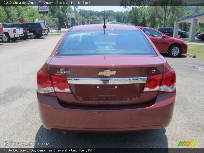 Autumn Red Metallic / Jet Black 2012 Chevrolet Cruze LT