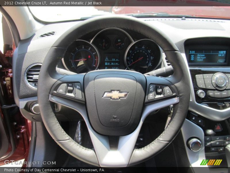 Autumn Red Metallic / Jet Black 2012 Chevrolet Cruze LT