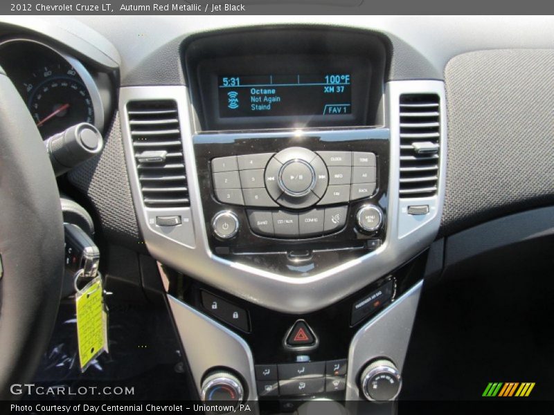 Autumn Red Metallic / Jet Black 2012 Chevrolet Cruze LT