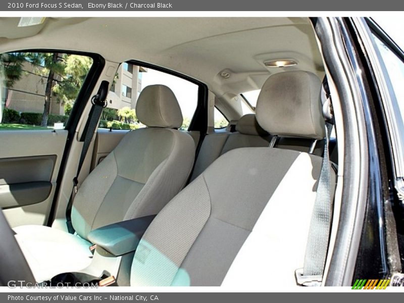 Ebony Black / Charcoal Black 2010 Ford Focus S Sedan