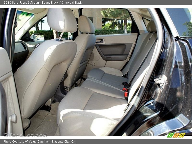 Ebony Black / Charcoal Black 2010 Ford Focus S Sedan