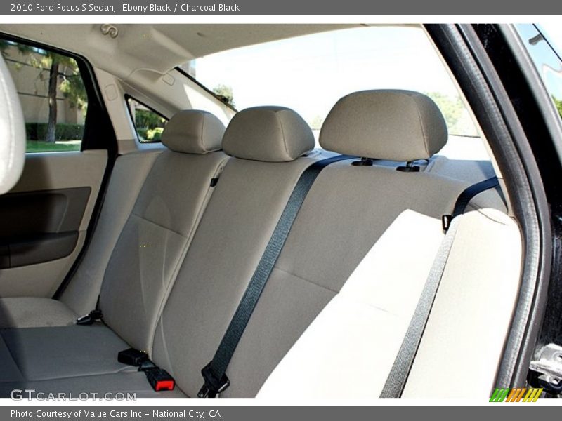 Ebony Black / Charcoal Black 2010 Ford Focus S Sedan