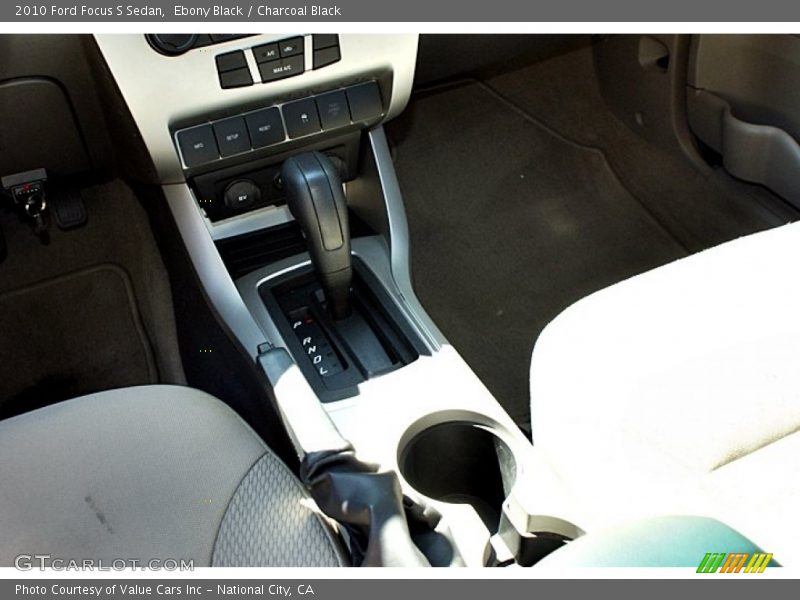 Ebony Black / Charcoal Black 2010 Ford Focus S Sedan