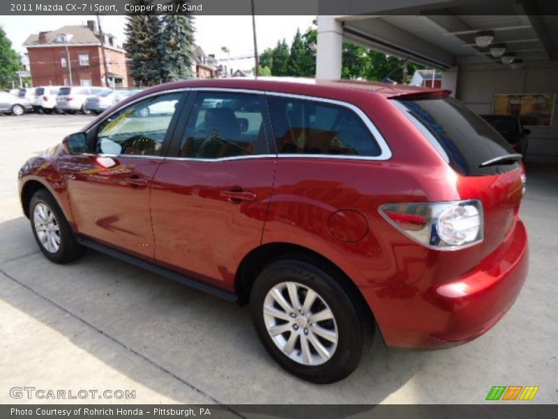 Copper Red / Sand 2011 Mazda CX-7 i Sport