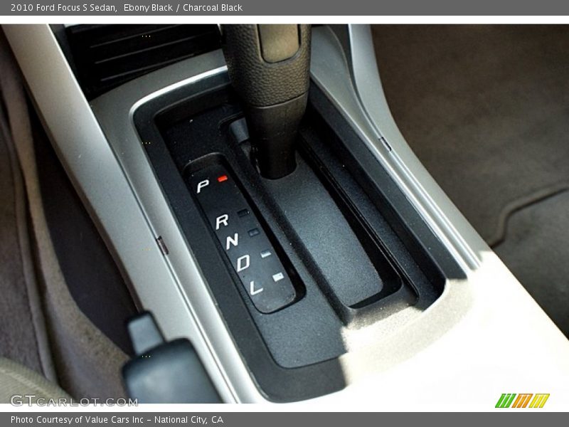 Ebony Black / Charcoal Black 2010 Ford Focus S Sedan