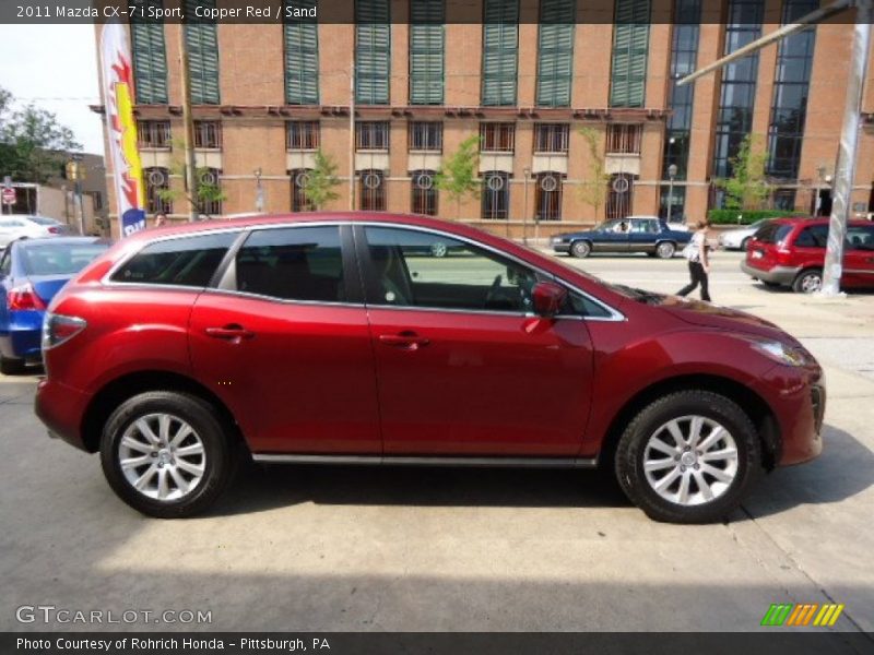 Copper Red / Sand 2011 Mazda CX-7 i Sport
