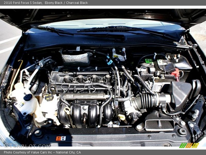 Ebony Black / Charcoal Black 2010 Ford Focus S Sedan