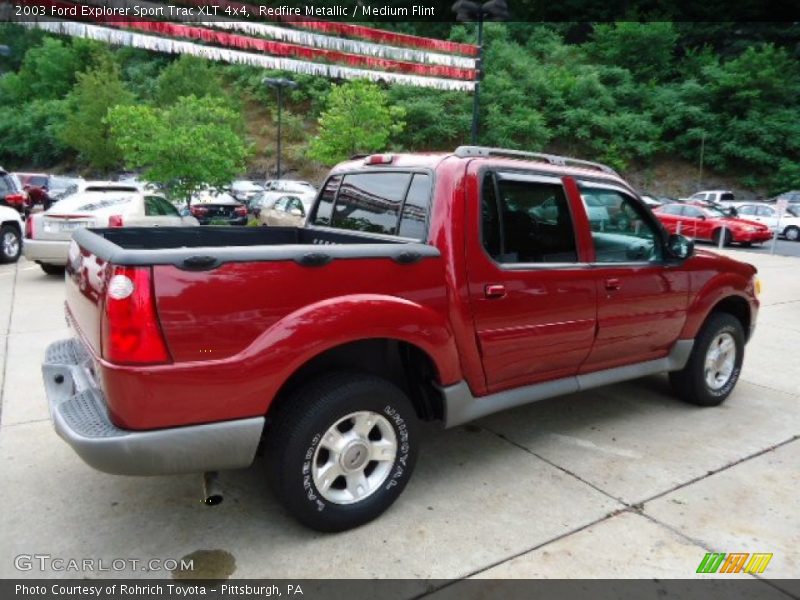 Redfire Metallic / Medium Flint 2003 Ford Explorer Sport Trac XLT 4x4