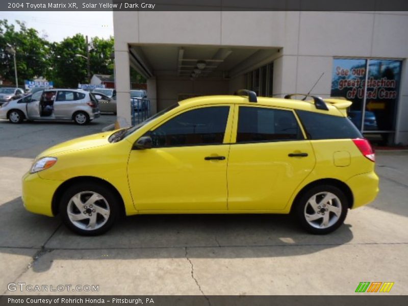  2004 Matrix XR Solar Yellow
