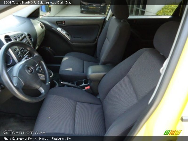  2004 Matrix XR Dark Gray Interior