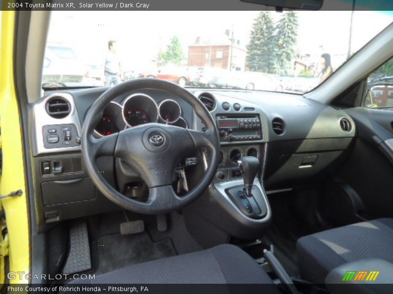 Dark Gray Interior - 2004 Matrix XR 