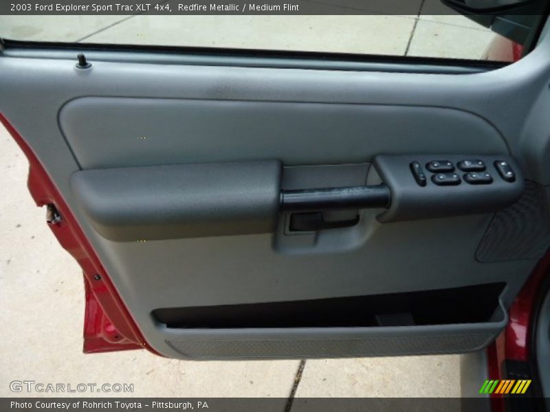 Redfire Metallic / Medium Flint 2003 Ford Explorer Sport Trac XLT 4x4