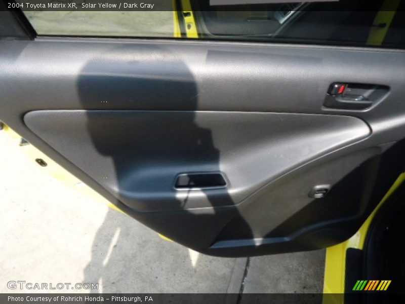 Solar Yellow / Dark Gray 2004 Toyota Matrix XR