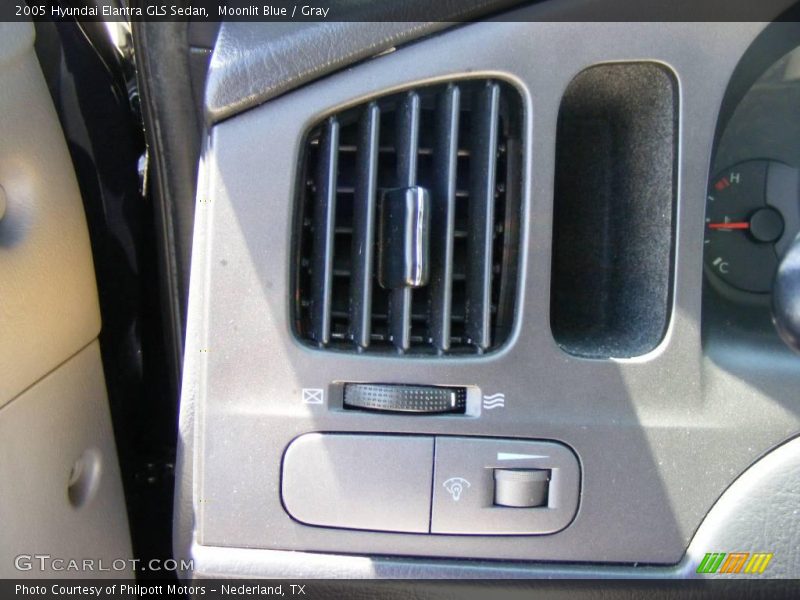 Moonlit Blue / Gray 2005 Hyundai Elantra GLS Sedan