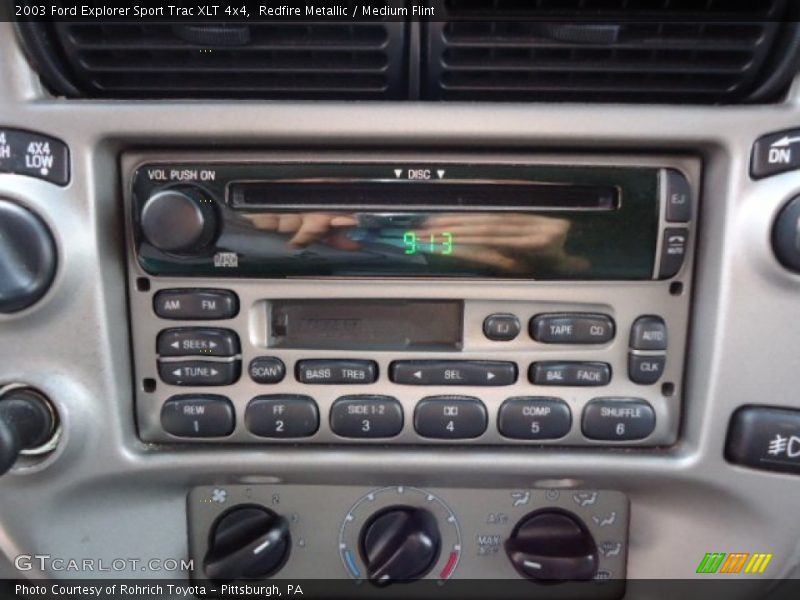 Redfire Metallic / Medium Flint 2003 Ford Explorer Sport Trac XLT 4x4