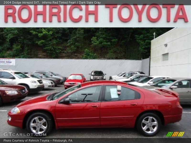 Inferno Red Tinted Pearl / Dark Slate Gray 2004 Dodge Intrepid SXT