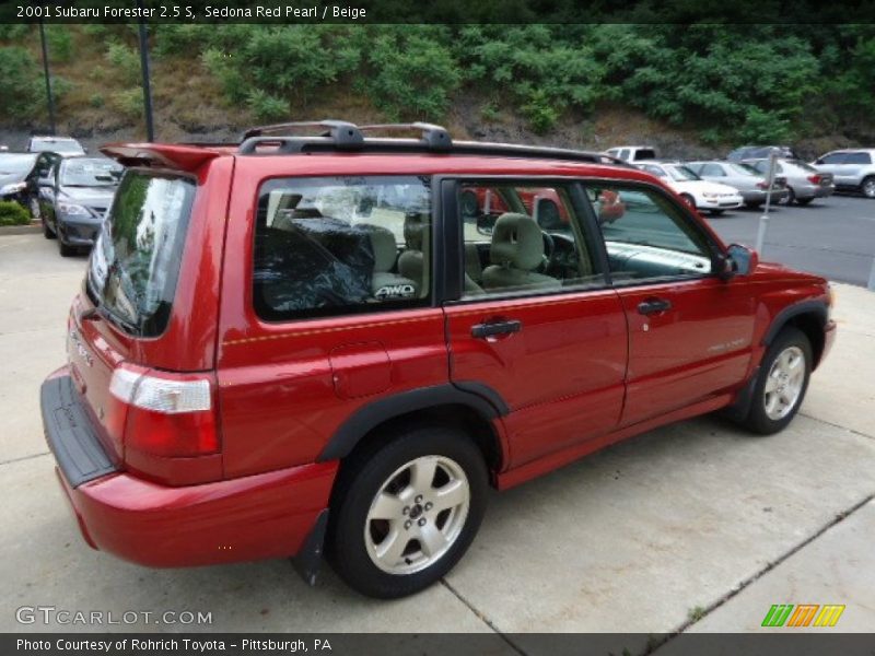 Sedona Red Pearl / Beige 2001 Subaru Forester 2.5 S