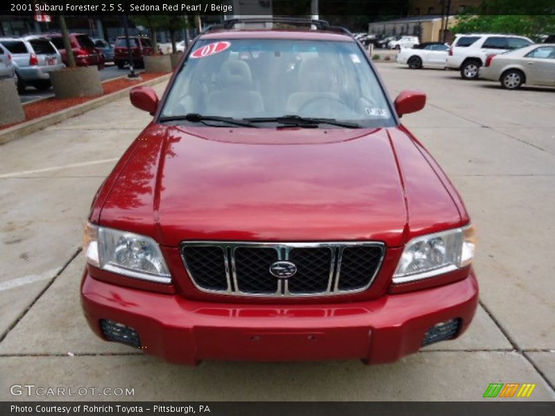 Sedona Red Pearl / Beige 2001 Subaru Forester 2.5 S