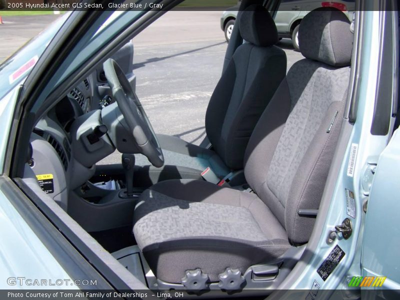 Glacier Blue / Gray 2005 Hyundai Accent GLS Sedan