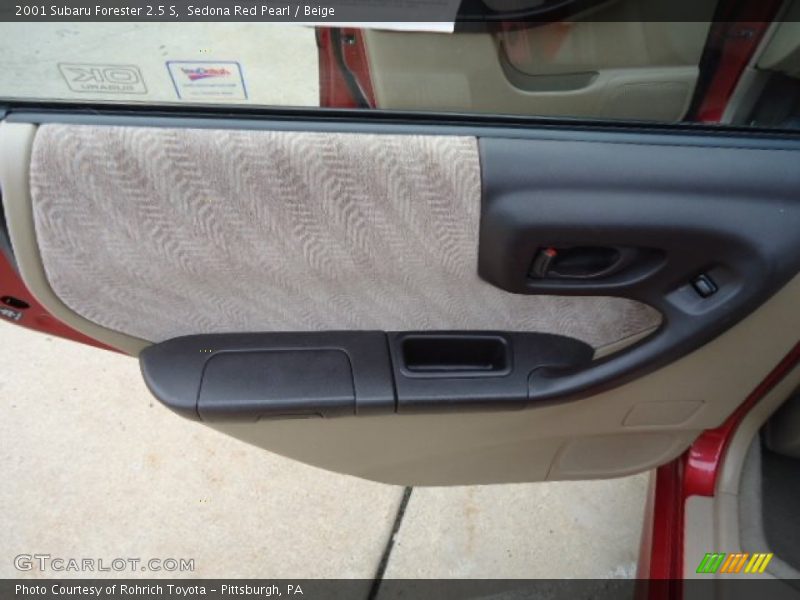 Sedona Red Pearl / Beige 2001 Subaru Forester 2.5 S