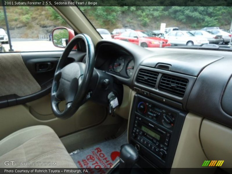 Sedona Red Pearl / Beige 2001 Subaru Forester 2.5 S
