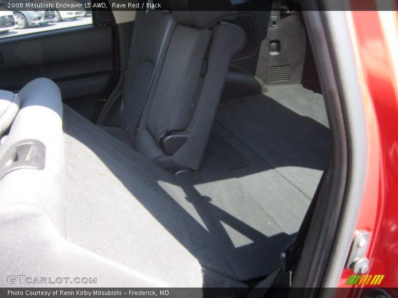 Rave Red / Black 2008 Mitsubishi Endeavor LS AWD