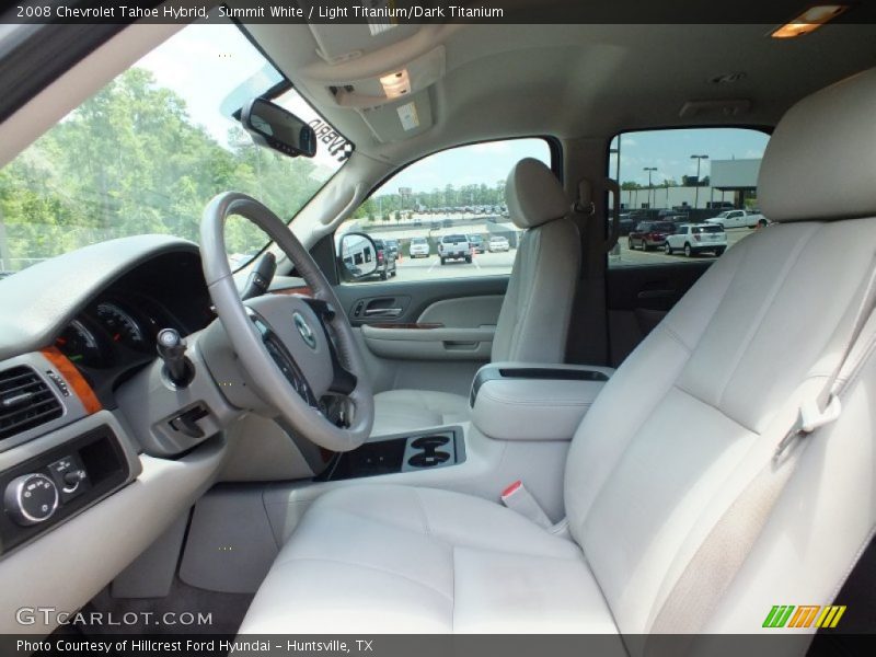 Front Seat of 2008 Tahoe Hybrid