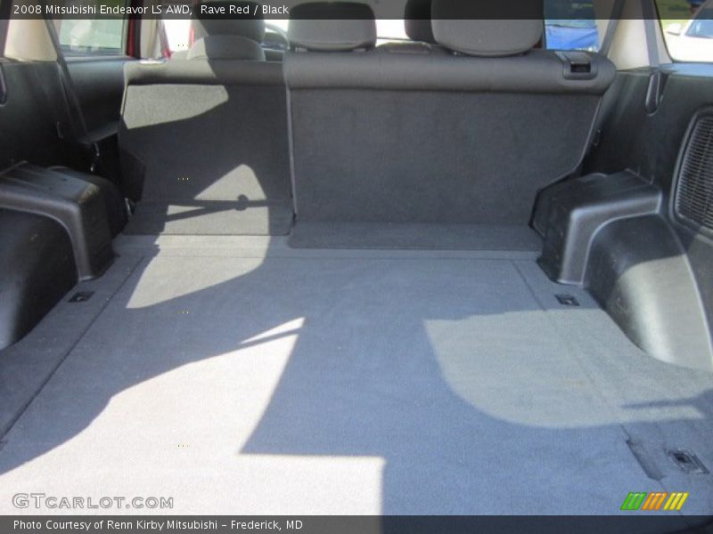 Rave Red / Black 2008 Mitsubishi Endeavor LS AWD