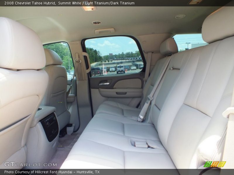 Rear Seat of 2008 Tahoe Hybrid