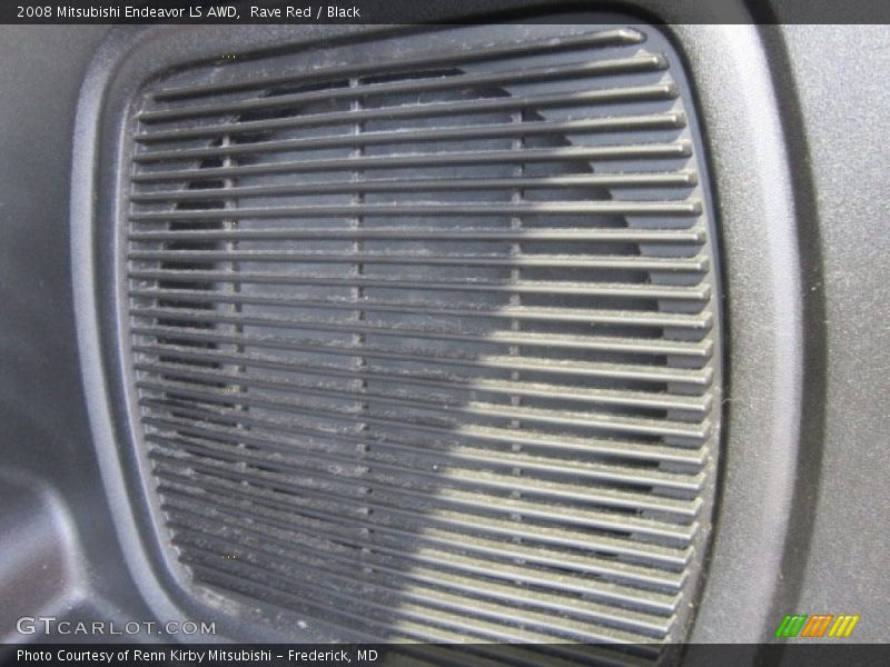 Rave Red / Black 2008 Mitsubishi Endeavor LS AWD