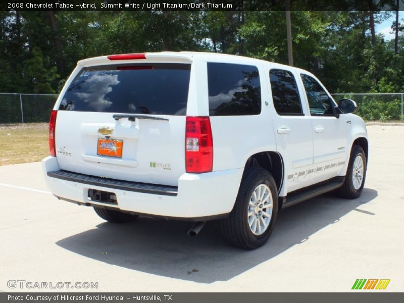 Summit White / Light Titanium/Dark Titanium 2008 Chevrolet Tahoe Hybrid