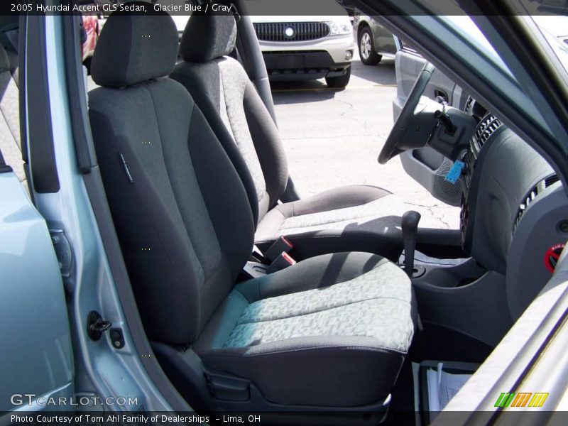 Glacier Blue / Gray 2005 Hyundai Accent GLS Sedan