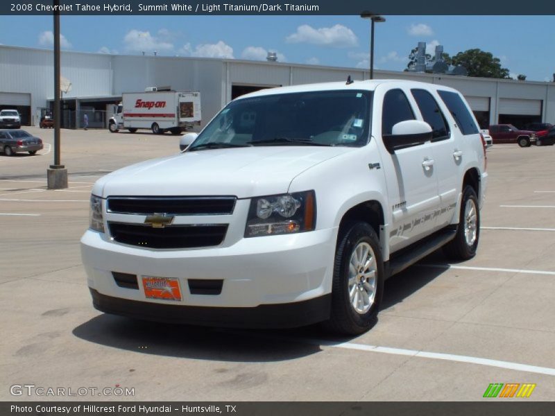 Summit White / Light Titanium/Dark Titanium 2008 Chevrolet Tahoe Hybrid