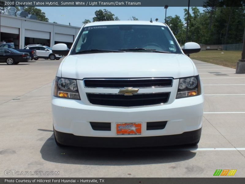 Summit White / Light Titanium/Dark Titanium 2008 Chevrolet Tahoe Hybrid