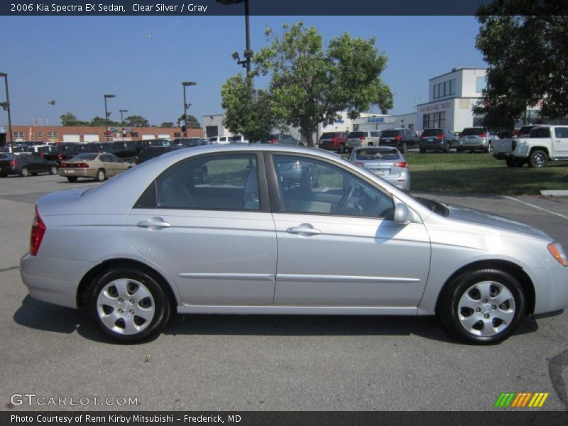 Clear Silver / Gray 2006 Kia Spectra EX Sedan