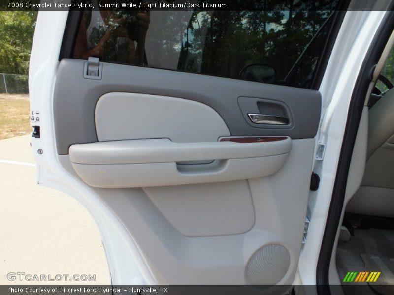 Summit White / Light Titanium/Dark Titanium 2008 Chevrolet Tahoe Hybrid