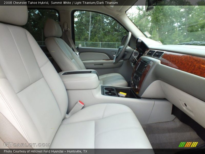 Summit White / Light Titanium/Dark Titanium 2008 Chevrolet Tahoe Hybrid