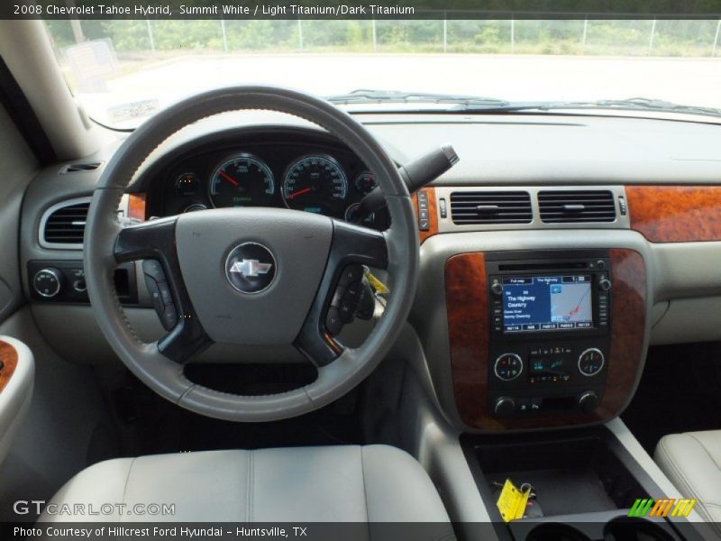 Summit White / Light Titanium/Dark Titanium 2008 Chevrolet Tahoe Hybrid