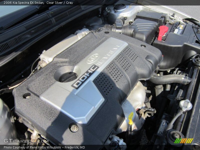 Clear Silver / Gray 2006 Kia Spectra EX Sedan