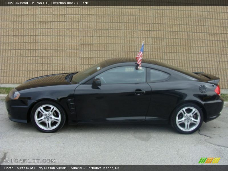 Obsidian Black / Black 2005 Hyundai Tiburon GT