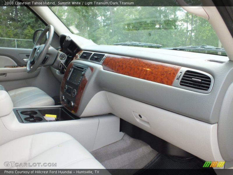 Summit White / Light Titanium/Dark Titanium 2008 Chevrolet Tahoe Hybrid
