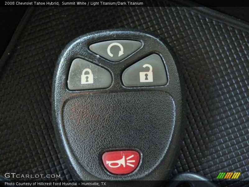 Keys of 2008 Tahoe Hybrid