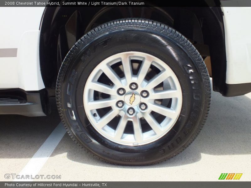 Summit White / Light Titanium/Dark Titanium 2008 Chevrolet Tahoe Hybrid