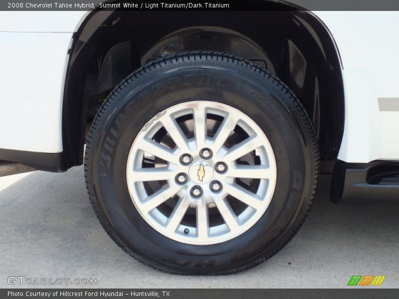 Summit White / Light Titanium/Dark Titanium 2008 Chevrolet Tahoe Hybrid