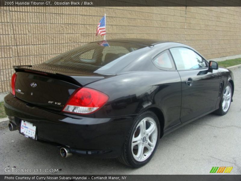 Obsidian Black / Black 2005 Hyundai Tiburon GT