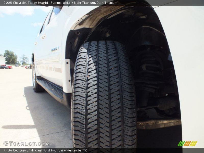 Summit White / Light Titanium/Dark Titanium 2008 Chevrolet Tahoe Hybrid