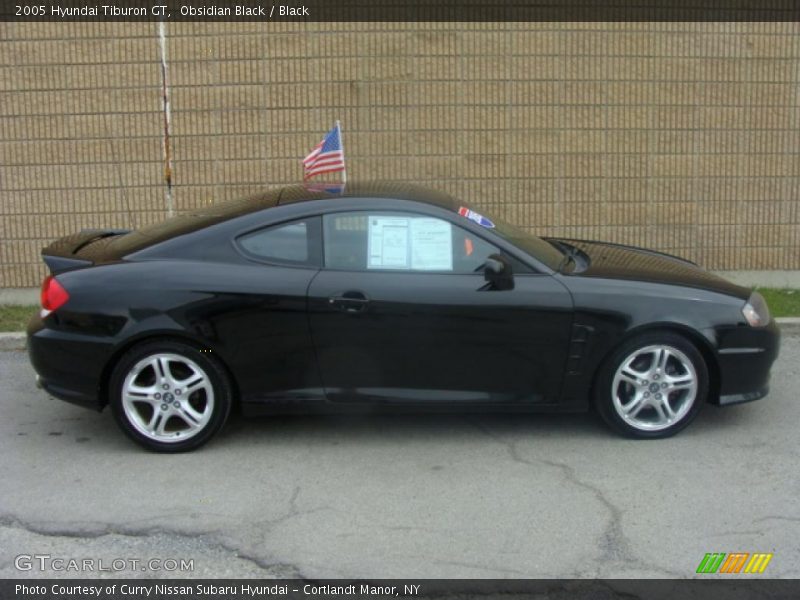 Obsidian Black / Black 2005 Hyundai Tiburon GT