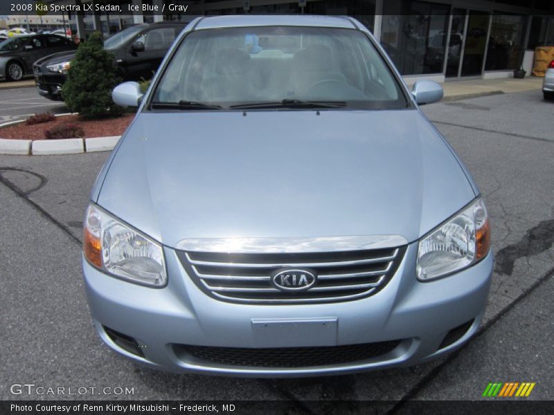 Ice Blue / Gray 2008 Kia Spectra LX Sedan